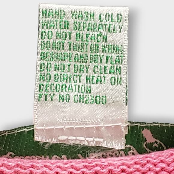 Quacker Factory 3X Button Front Cardigan Summer Beach Pelican Pink Grandmacore - Picture 9 of 15